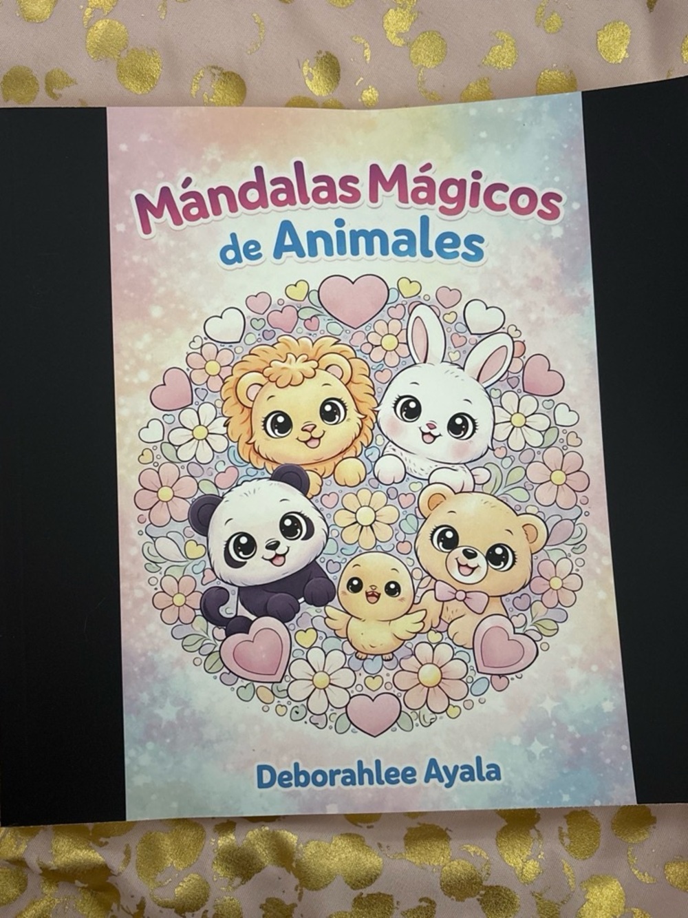 Mándalas Mágicos de Animales Coloring Book - Pastel Multi-Pink Cover by